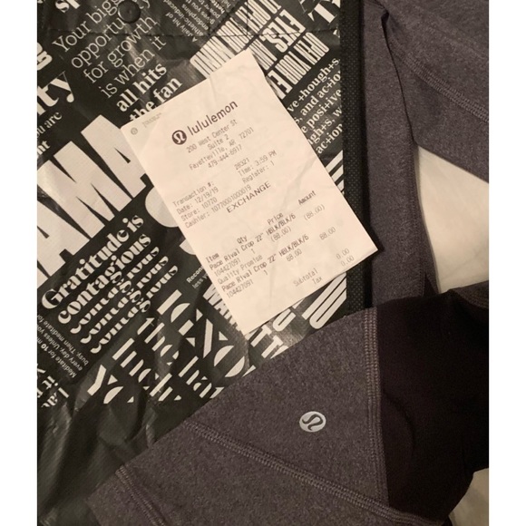 Brand New Lululemon cropped leggings - Picture 6 of 6